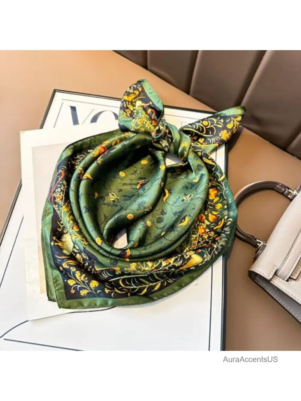 27x27 100% Mulberry Silk Square Scarf Neck Hair Headscarf